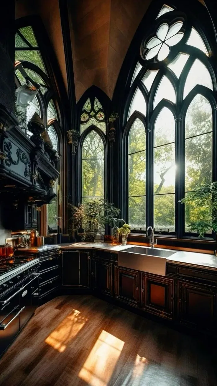 13517 gothic kitchen artwork