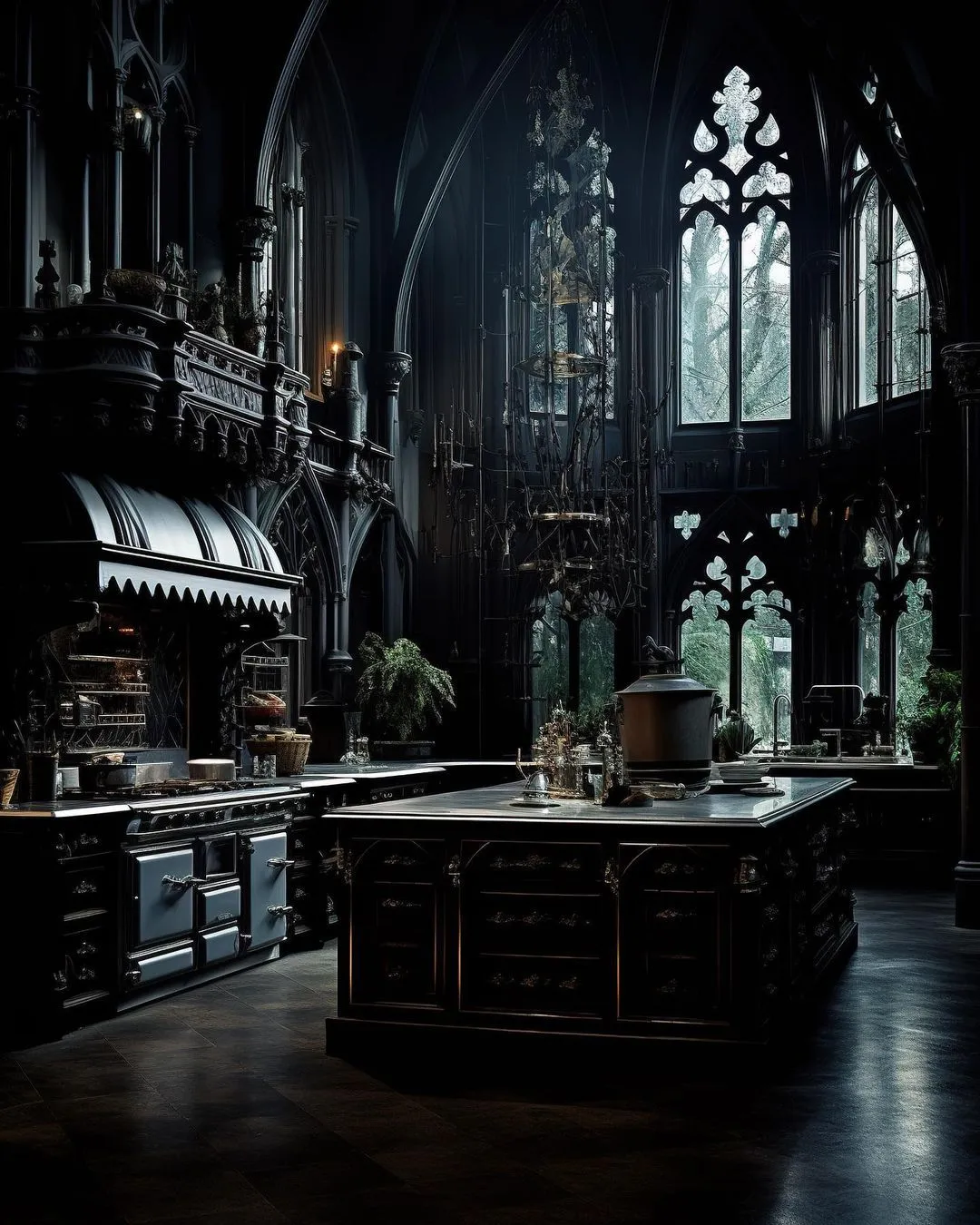 13517 gothic kitchen lighting