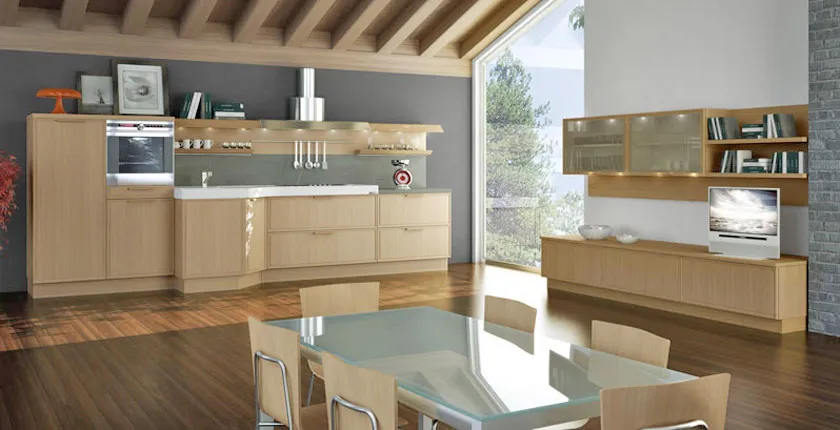 13535 light oak kitchen backsplash