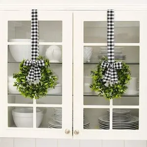 13542 christmas kitchen decor wooden accents