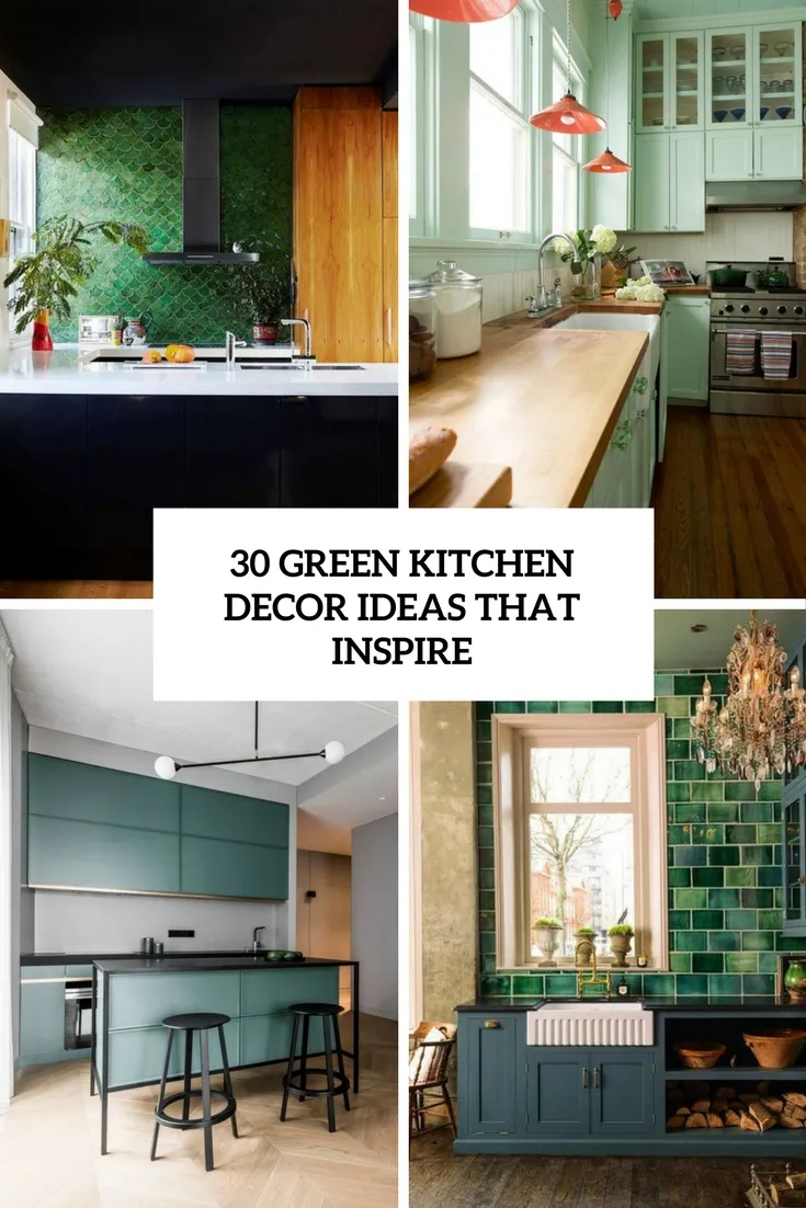 13556 green wall kitchen 4