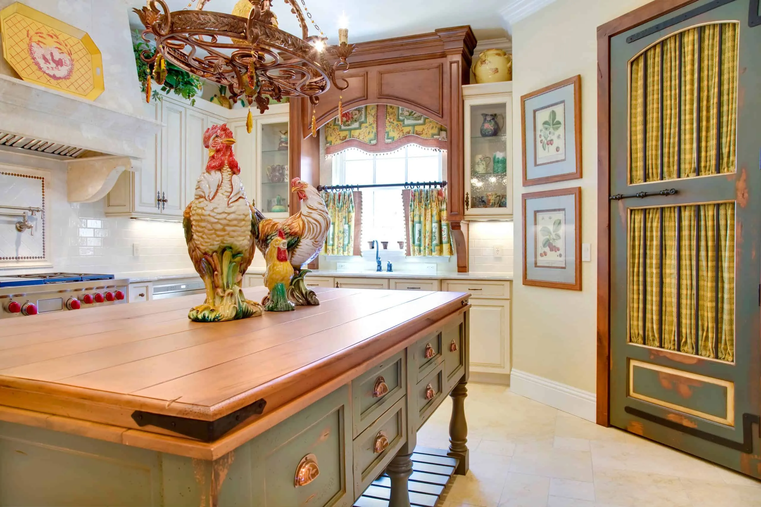 13571 farmhouse rooster kitchen
