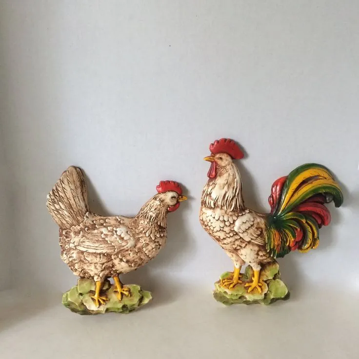 13571 rooster hen kitchen accessories