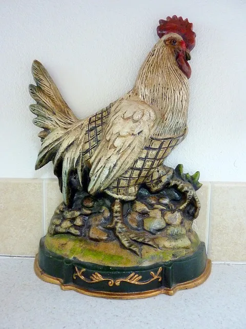 13571 rooster hen kitchen decor main