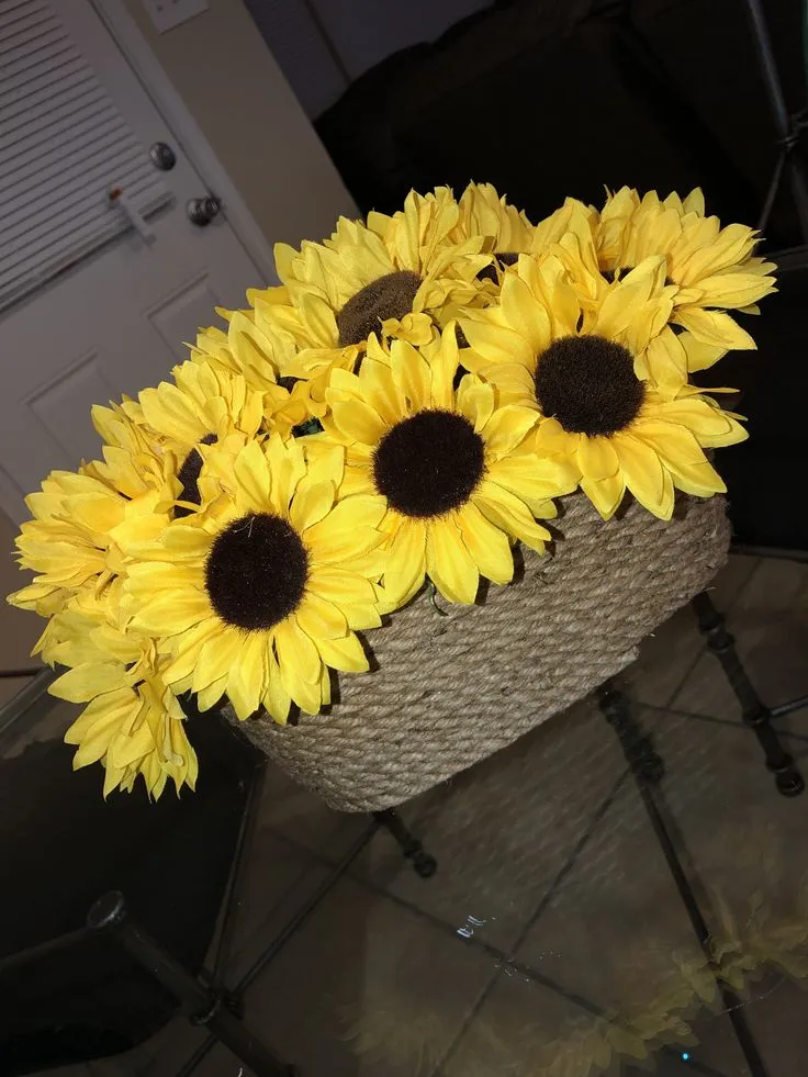 13592 dollar tree sunflower centerpiece