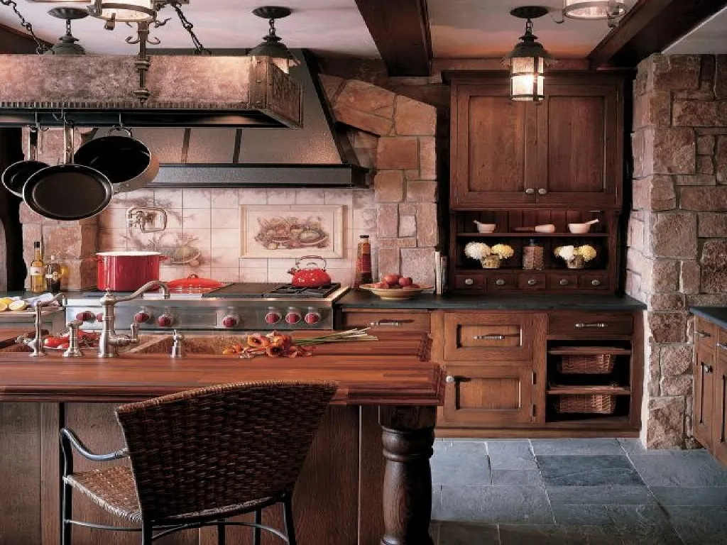 13613 rustic kitchen styling