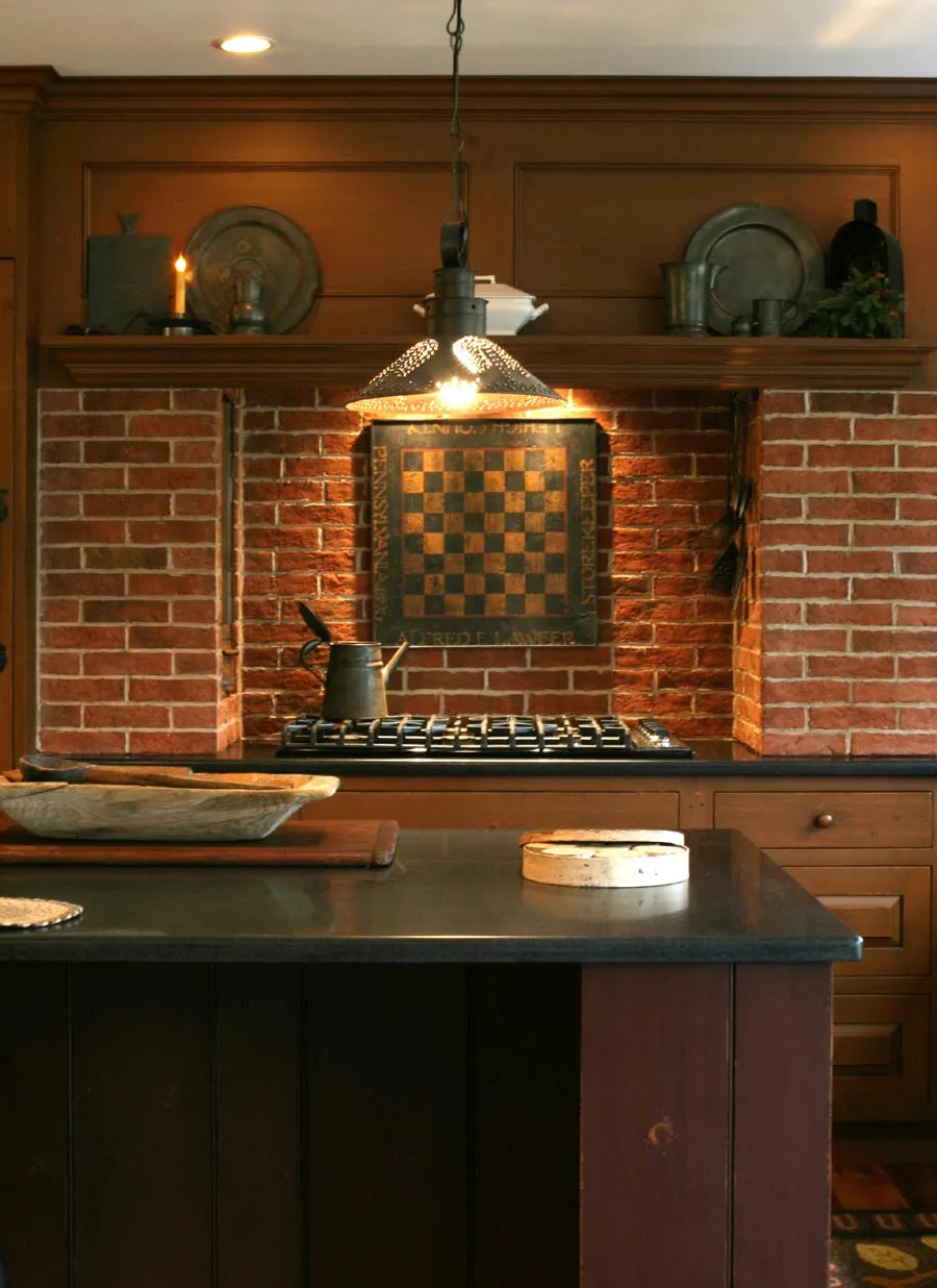13618 red kitchen textiles