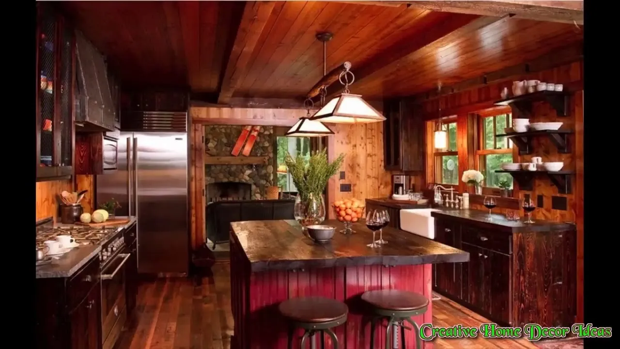 13631 rustic red kitchen inspiration