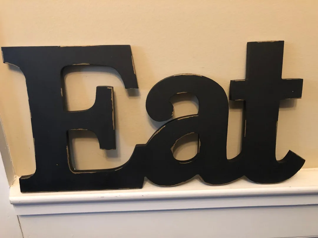 13644 kitchen decor eat signs 2