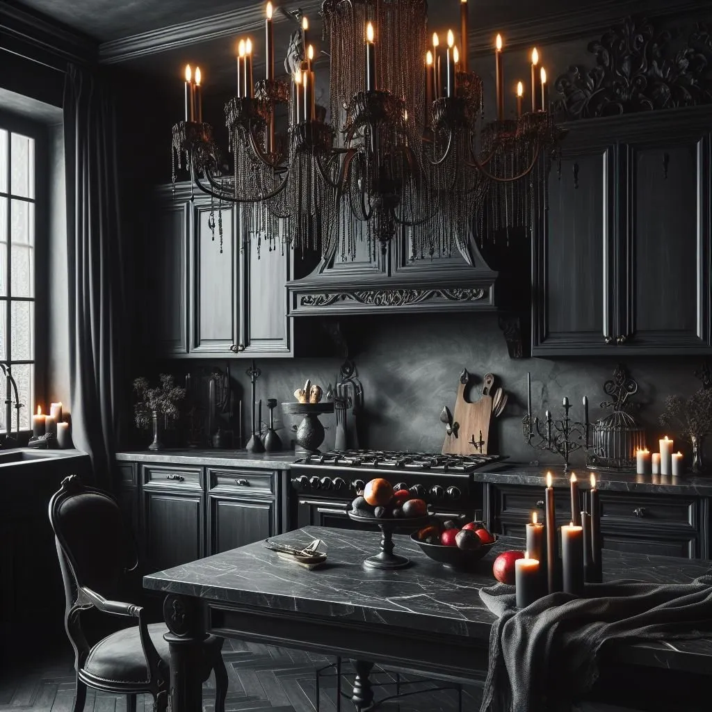 13649 gothic kitchen decor ideas