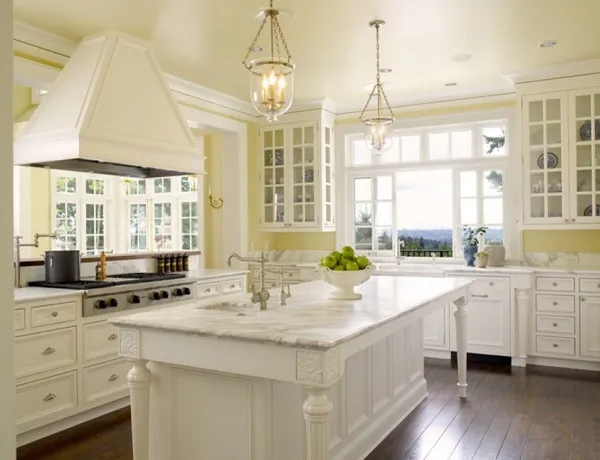 13701 white yellow kitchen inspiration