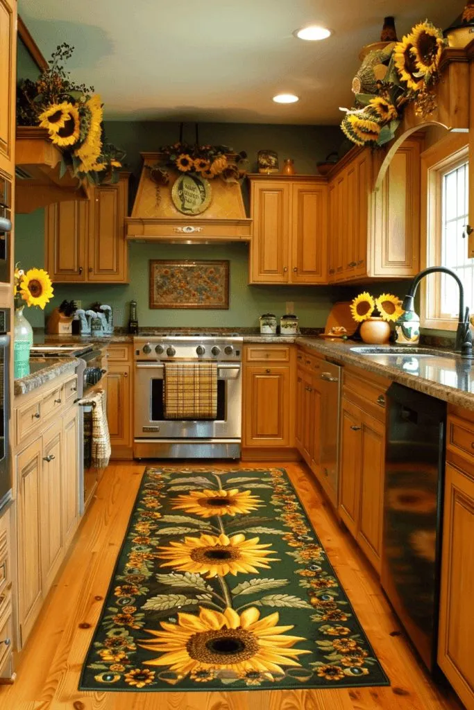 13708 sunflower kitchen accessories