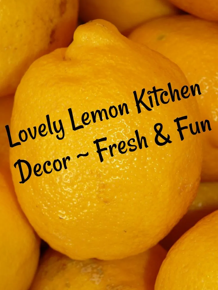 13710 lemon kitchen accessories