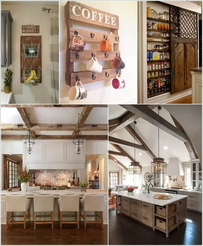 13725 rustic kitchen accessories