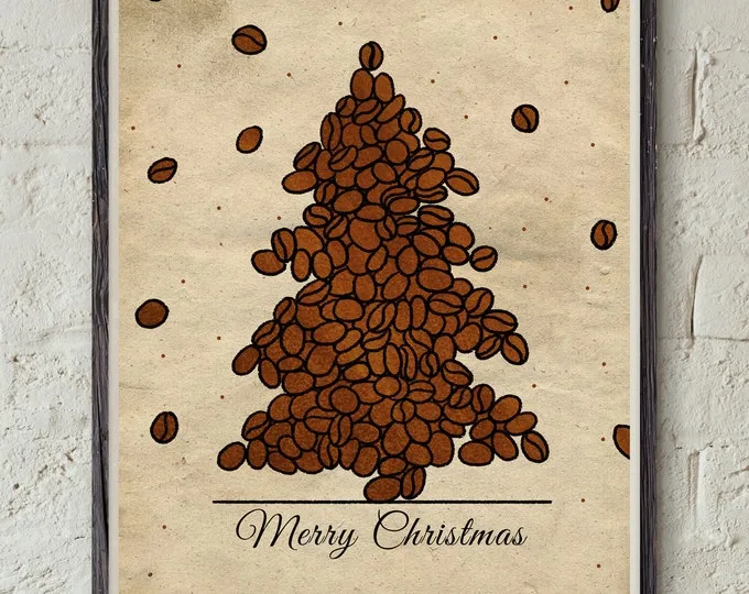 13731 rustic coffee kitchen xmas