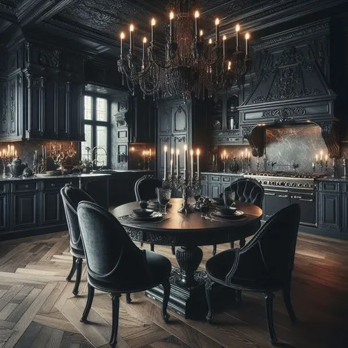 13740 iron chandelier gothic