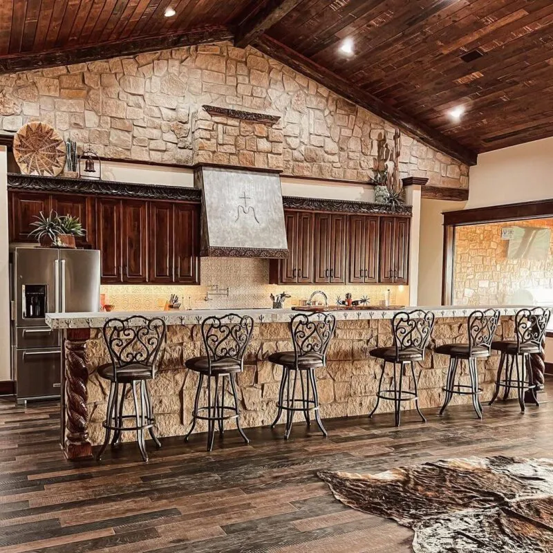 13746 western kitchen decor elements