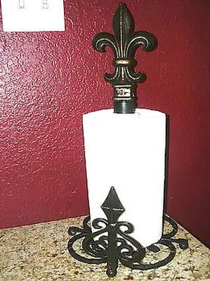 13761 fleur de lis utensil holder
