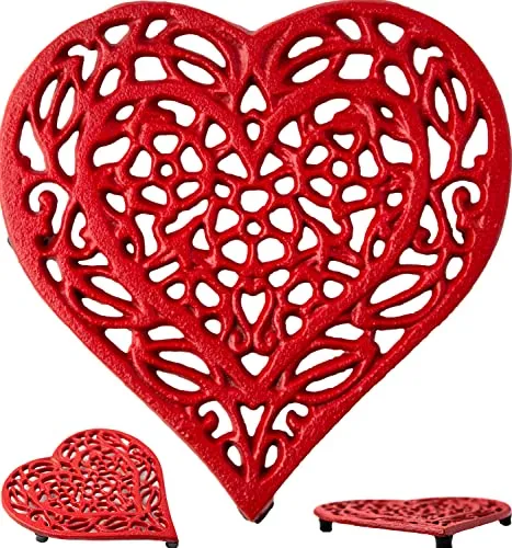 13763 cast iron trivet serving