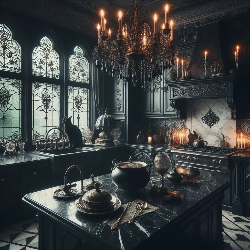 13769 gothic kitchen artwork