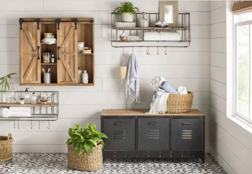 13781 farmhouse kitchen shelves